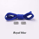 1Pair Elastic Locking Shoelaces Semicircle Shoelace Sneakers Shoe laces Quick No Tie Shoelace Kids Adult Shoes lace 21colors AExp