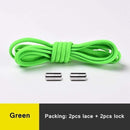 1Pair Elastic Locking Shoelaces Semicircle Shoelace Sneakers Shoe laces Quick No Tie Shoelace Kids Adult Shoes lace 21colors AExp