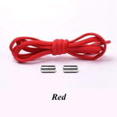 1Pair Elastic Locking Shoelaces Semicircle Shoelace Sneakers Shoe laces Quick No Tie Shoelace Kids Adult Shoes lace 21colors AExp