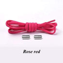 1Pair Elastic Locking Shoelaces Semicircle Shoelace Sneakers Shoe laces Quick No Tie Shoelace Kids Adult Shoes lace 21colors AExp