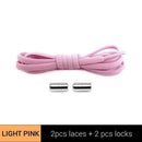 1Pair Elastic No Tie Shoelaces Metal Lock Shoe Laces Kids Adult Women Men Shoes lace Strings AExp