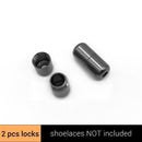 1Pair Elastic No Tie Shoelaces Metal Lock Shoe Laces Kids Adult Women Men Shoes lace Strings AExp