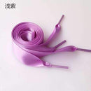 1PAIR Fashion 120CM Flat Silk Ribbon Shoelaces Shoe Laces Sneaker Sport Shoes Lace One Pair Drop Shipping-120CM purple-JadeMoghul Inc.
