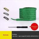 1Pair Magnetic Shoelaces Elastic Colorful Flat Shoe laces No Tie Shoelace Kids Adult Sneakers Lazy Laces One Size Fits All Shoes AExp