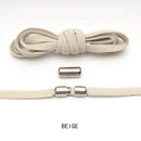 1Pair New Flat Elastic Locking Shoelace No Tie Shoelaces Special Creative Kids Adult Unisex Sneakers Shoes Laces strings AExp