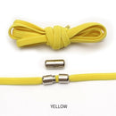 1Pair New Flat Elastic Locking Shoelace No Tie Shoelaces Special Creative Kids Adult Unisex Sneakers Shoes Laces strings AExp