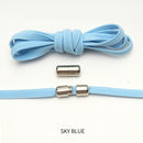 1Pair New Flat Elastic Locking Shoelace No Tie Shoelaces Special Creative Kids Adult Unisex Sneakers Shoes Laces strings AExp