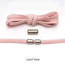 1Pair New Flat Elastic Locking Shoelace No Tie Shoelaces Special Creative Kids Adult Unisex Sneakers Shoes Laces strings AExp