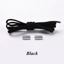 1Pair No tie Shoelaces Round Elastic Shoe Laces For Kids and Adult Sneakers Shoelace Quick Lazy Laces 21 Color Shoestrings AExp