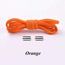 1Pair No tie Shoelaces Round Elastic Shoe Laces For Kids and Adult Sneakers Shoelace Quick Lazy Laces 21 Color Shoestrings AExp