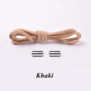 1Pair No tie Shoelaces Round Elastic Shoe Laces For Kids and Adult Sneakers Shoelace Quick Lazy Laces 21 Color Shoestrings AExp