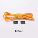 1Pair No tie Shoelaces Round Elastic Shoe Laces For Kids and Adult Sneakers Shoelace Quick Lazy Laces 21 Color Shoestrings AExp