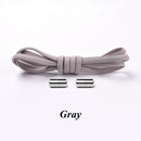 1Pair No tie Shoelaces Round Elastic Shoe Laces For Kids and Adult Sneakers Shoelace Quick Lazy Laces 21 Color Shoestrings AExp