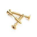 1Pair Punk Fashion Gold Black Color Stainless Nail Screw Stud Earring for Women & Men Helix Ear Piercings Fashion Jewelry F3903-gold nail earring-JadeMoghul Inc.