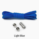 1Pair Quick Lazy Laces Round Elastic No tie Shoe Laces For Kids and Adult Sneakers Shoelace AExp