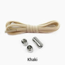 1Pair Quick Lazy Laces Round Elastic No tie Shoe Laces For Kids and Adult Sneakers Shoelace AExp