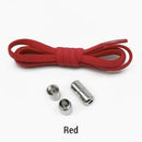 1Pair Quick Lazy Laces Round Elastic No tie Shoe Laces For Kids and Adult Sneakers Shoelace AExp