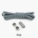 1Pair Quick Lazy Laces Round Elastic No tie Shoe Laces For Kids and Adult Sneakers Shoelace AExp