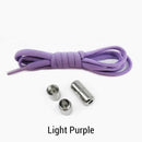 1Pair Quick Lazy Laces Round Elastic No tie Shoe Laces For Kids and Adult Sneakers Shoelace JadeMoghul Inc.