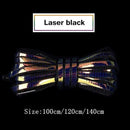 1Pair Reflective Shoelaces Laser sequin Shoelace Weave Braided bracelet Sneakers Running Shoes lace Adult children shoe strings AExp