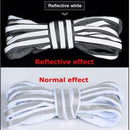 1Pair Reflective Shoelaces Laser sequin Shoelace Weave Braided bracelet Sneakers Running Shoes lace Adult children shoe strings AExp