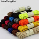1Pair Round Solid Shoelaces Top Quality Polyester Shoes Lace Solid Classic Round Shoelace Sneakers Boots Shoes String YD-1 JadeMoghul Inc.