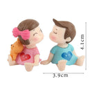 1Pair Sweety Lovers Couple Figurines Miniatures Fairy Garden Gnome Moss Terrariums Resin Crafts Decoration Accessories-19-01-JadeMoghul Inc.