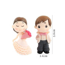 1Pair Sweety Lovers Couple Figurines Miniatures Fairy Garden Gnome Moss Terrariums Resin Crafts Decoration Accessories-19-03-JadeMoghul Inc.