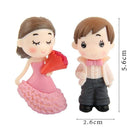 1Pair Sweety Lovers Couple Figurines Miniatures Fairy Garden Gnome Moss Terrariums Resin Crafts Decoration Accessories-19-04-JadeMoghul Inc.