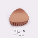 1PC 2020 Korean Fashion Design Women Hair Claw Solid Color Hair Crab Retro Square Scrub Hair Clips Small Size AExp