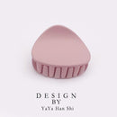 1PC 2020 Korean Fashion Design Women Hair Claw Solid Color Hair Crab Retro Square Scrub Hair Clips Small Size AExp