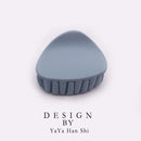 1PC 2020 Korean Fashion Design Women Hair Claw Solid Color Hair Crab Retro Square Scrub Hair Clips Small Size AExp