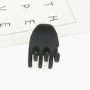 1PC 2020 Korean Fashion Design Women Hair Claw Solid Color Hair Crab Retro Square Scrub Hair Clips Small Size AExp