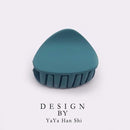 1PC 2020 Korean Fashion Design Women Hair Claw Solid Color Hair Crab Retro Square Scrub Hair Clips Small Size AExp