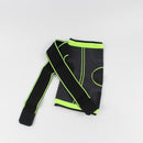 1PC 3D weaving basketball tennis hiking cycling knee brace support professional protective Straps Pressurized sport knee pad 4XL-Green-L-JadeMoghul Inc.