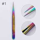 1PC Blackhead Tweezers Eyelash Extension Nipper Anti Acid Steel Needle Tweezers Removal Acne Face Care Curved Straight Nail Tool-383281-JadeMoghul Inc.