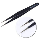 1PC Blackhead Tweezers Eyelash Extension Nipper Anti Acid Steel Needle Tweezers Removal Acne Face Care Curved Straight Nail Tool-847-JadeMoghul Inc.