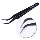 1PC Blackhead Tweezers Eyelash Extension Nipper Anti Acid Steel Needle Tweezers Removal Acne Face Care Curved Straight Nail Tool-848-JadeMoghul Inc.