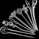 1PC New Vintage Women Hair Sticks Pins Elegance Silver Alloy Geometric Girls Headbands Lady Gift Barrettes Hair Clip Accessories-3-JadeMoghul Inc.