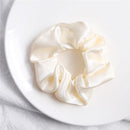 1PC Satin Silk Solid Color Scrunchies Elastic Hair Bands 2019 New Women Girls Hair Accessories Ponytail Holder Hair Ties Rope AExp