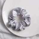 1PC Satin Silk Solid Color Scrunchies Elastic Hair Bands 2019 New Women Girls Hair Accessories Ponytail Holder Hair Ties Rope JadeMoghul Inc.