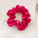 1PC Satin Silk Solid Color Scrunchies Elastic Hair Bands 2019 New Women Girls Hair Accessories Ponytail Holder Hair Ties Rope JadeMoghul Inc.