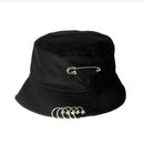 1PC Unisex Women Men Bucket Hat Pin Rings Sunhat Caps Summer Hats JadeMoghul Inc.
