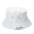 1PC Unisex Women Men Bucket Hat Pin Rings Sunhat Caps Summer Hats JadeMoghul Inc.