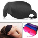 1Pcs 3D Sleep Mask Natural Sleeping Eye Mask Eyeshade Cover Shade Eye Patch Women Men Soft Portable Blindfold Travel Eyepatch-Black-JadeMoghul Inc.