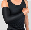 1PCS Basketball Arm Sleeve Armguards Quick Dry UV Protectin Running Elbow Support Arm Warmers Fitness Elbow Pad Cycling-Black-L-JadeMoghul Inc.