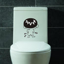 1pcs Bathroom Wall Stickers Toilet Home Decoration Waterproof Wall Decals For Toilet Sticker Decorative Paste Home Decor-1Pcs Style 3-JadeMoghul Inc.