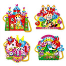 1pcs Colorful Kids Baby Assembly Toy EVA Cartoon DIY Handmade Handbag Bag Diamond Educational Toys for Girls Random Pattern--JadeMoghul Inc.