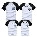 1pcs Family T Shirts 2016 Summer Family Matching Clothes Army Color Family Look T-shirt Tees For Mother Daughter Father Son Kids-as chart 1-Mom S-JadeMoghul Inc.