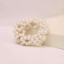 1PCS Fashion Pearl Headwear Elastic Hair Bands Hair Elastic Rubber Rope Ring Tie Hair Accessories Scrunchy Headband For Women-White-JadeMoghul Inc.